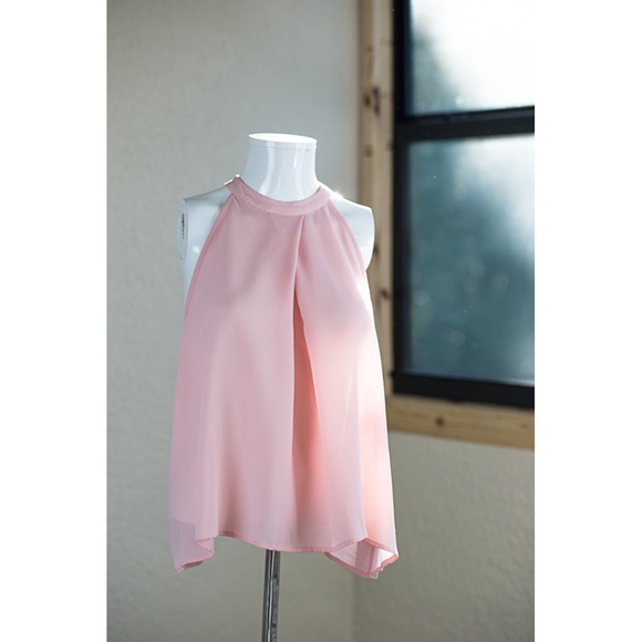 iris Tops - IRIS Los Angeles NWT Pink Blush Tank Blouse - XL
